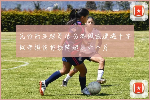 瓦伦西亚球员迭戈洛佩兹遭遇十字韧带损伤将缺阵超过六个月